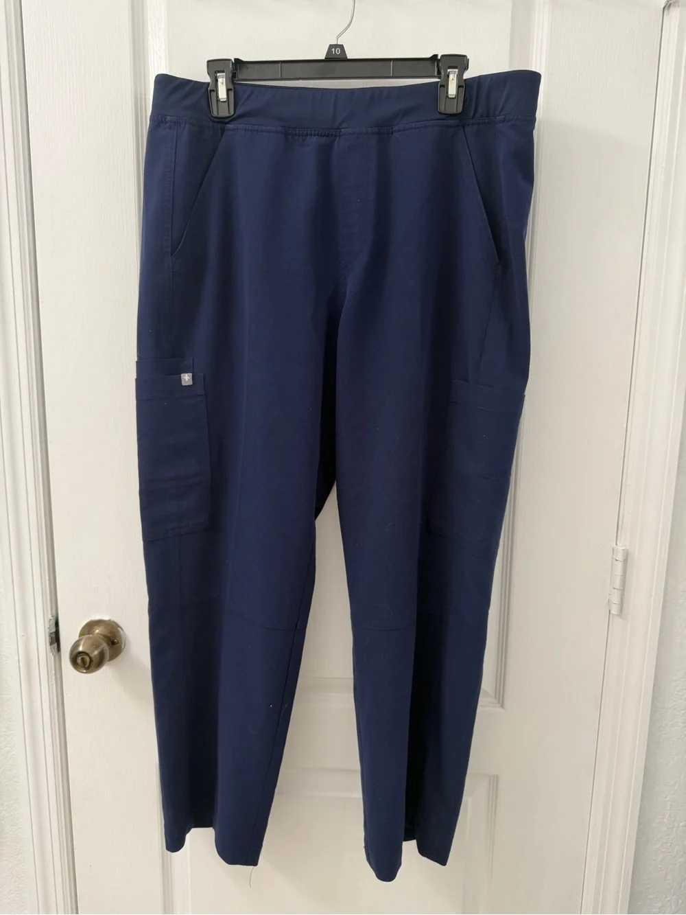Figs Men's Axim Cargo Navy Scrub Pants (Size XL)